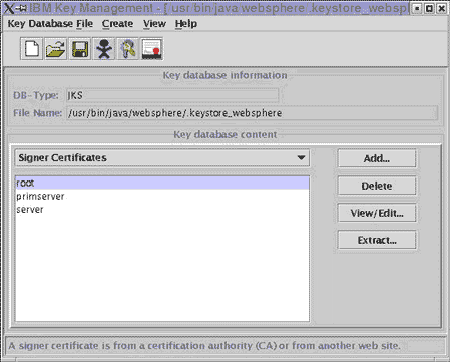 Installing SSL on WebSphere